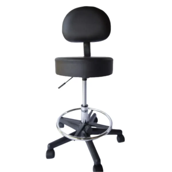 תמונה של כסא הידראולי אורטופדי למטפל בצבע שחור